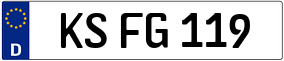 Truck License Plate